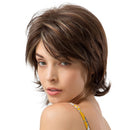 Natural Curly Pixie Cut Layered Wig For Women Human Hair With Side Fringe