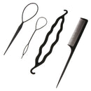 Women Twist Hair Bun Maker Donut Hairstyling Braid Holder Accessories Tool
