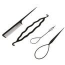 Women Twist Hair Bun Maker Donut Hairstyling Braid Holder Accessories Tool