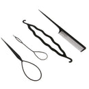 Women Twist Hair Bun Maker Donut Hairstyling Braid Holder Accessories Tool