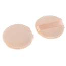 2pcs Soft Facial Applicator Cosmetic Beauty Flocking Powder Puff Makeup Tool