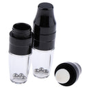 Plastic 5ml Empty Lip Gloss Balm Shaking Bottles Tube Container with Brush Cosmetic Makeup Container Pack of 2
