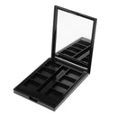 8 Grids Empty Eyeshadow Palette, Make Up Container Pallet with Mirror for Powder Container