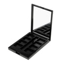 8 Grids Empty Eyeshadow Palette, Make Up Container Pallet with Mirror for Powder Container