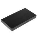 10 Grids Black Cosmetic Empty Palette Box Eyeshadow Powder Blusher Lipstick Makeup Case Highlighters Container Mirror Inside