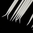 10pcs 2 Way Plastic False Eyelash Perming Stick Tool With Hot Glue Spoon