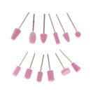 12Pcs Nail Drill Bits Kit Polishing Grinding Tool Manicure Pedicure Cuticle Clean Drill Bits Replacements