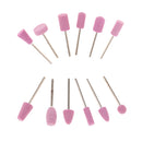 12Pcs Nail Drill Bits Kit Polishing Grinding Tool Manicure Pedicure Cuticle Clean Drill Bits Replacements