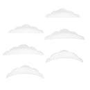 3 Pairs Silicone Eyelash Lift Perm Lash Curler Pads Lash Extensions Shields