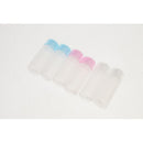 6x Transparent Empty Refillable Travel Silicone Cosmetic Body Hand Lotion Shampoo Squeeze Bottles