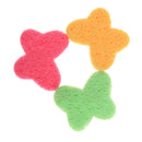 10pcs Facial Wash Makeup Remover Face Cleanser Sponge Puffs Exfoliator Scrub