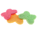 10pcs Facial Wash Makeup Remover Face Cleanser Sponge Puffs Exfoliator Scrub