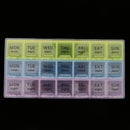 Weekly Pill Organizer(3-Times-A-Day), 7 Day Pill Box, Portable Travel Container for Vitamin Fish Oil with 21 Compartments