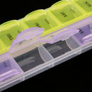 Weekly Pill Organizer, Twice-a-Day Pill Case - 14 Compartments