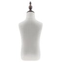 Kids Child Mannequin Body Dress Form for Apparel Scarf Window Shop Display, 4 Years Old, Linen White