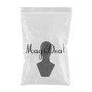 Velvet Head Mannequin Bust (Black), Jewelry Display Model for Wigs/Scarf/ Cap/Headphone