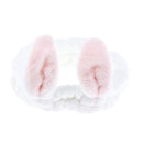 Lovely Bunny Ears Soft Stretch Makeup Hair Band Elastic Shower Spa Headbands Face Mask Towel Hair Wrap