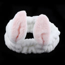 Lovely Bunny Ears Soft Stretch Makeup Hair Band Elastic Shower Spa Headbands Face Mask Towel Hair Wrap