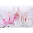 Lovely Bunny Ears Soft Stretch Makeup Hair Band Elastic Shower Spa Headbands Face Mask Towel Hair Wrap