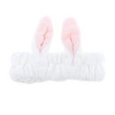 Lovely Bunny Ears Soft Stretch Makeup Hair Band Elastic Shower Spa Headbands Face Mask Towel Hair Wrap