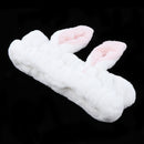 Lovely Bunny Ears Soft Stretch Makeup Hair Band Elastic Shower Spa Headbands Face Mask Towel Hair Wrap