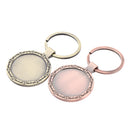 Retro Photo Keychains Stainless Steel Keyrings Bag Charm Pendant DIY Necklace Gifts ( 2pcs?