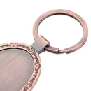 Vintage Photo Keychains Stainless Steel Key Rings Bag Charm Pendant DIY Necklace Gifts ( 2pcs?