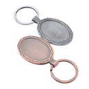 Vintage Photo Keychains Stainless Steel Key Rings Bag Charm Pendant DIY Necklace Gifts ( 2pcs?