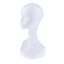 Female Head Model Glasses Headset Wig Display Stand Mannequin Manikin Model Free Standing with Shoulder
