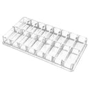 Eyeshadow Organizer, Premium Acrylic Cosmetic Makeup Organizer Beauty Care Holder for Compact Eyeshadow,Blusher,Highlighters,16 Spaces Storage