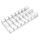 Eyeshadow Organizer, Premium Acrylic Cosmetic Makeup Organizer Beauty Care Holder for Compact Eyeshadow,Blusher,Highlighters,16 Spaces Storage