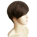 High Temperature Fiber Bob Short Wigs Straight Natural Hair Wig for Women Heat Resistant Fiber Brown