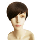 High Temperature Fiber Bob Short Wigs Straight Natural Hair Wig for Women Heat Resistant Fiber Brown