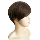 High Temperature Fiber Bob Short Wigs Straight Natural Hair Wig for Women Heat Resistant Fiber Brown