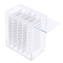 Dustproof Transparent Acrylic 5 Layers False Eyelash Extensions Display Stand Lashes Storage Glue Pallet Holder