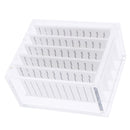 Dustproof Transparent Acrylic 5 Layers False Eyelash Extensions Display Stand Lashes Storage Glue Pallet Holder
