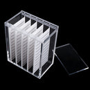 Dustproof Transparent Acrylic 5 Layers False Eyelash Extensions Display Stand Lashes Storage Glue Pallet Holder