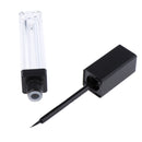 6 ml Empty Mascara Tube with Eyelash Wand, Rubber Inserts Set for Castor Oil, DIY Mascara Container with Cap (Black)