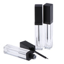6 ml Empty Mascara Tube with Eyelash Wand, Rubber Inserts Set for Castor Oil, DIY Mascara Container with Cap (Black)