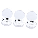 3x Single Color Empty Makeup Palette Pressed Powder Eyeshadow Blush Lip Gloss Lipstick DIY Case with Pans
