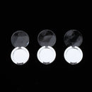 3x Single Color Empty Makeup Palette Pressed Powder Eyeshadow Blush Lip Gloss Lipstick DIY Case with Pans