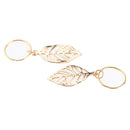 30pc Golden Leaves Pendant Metal Circlets For Dreadlock Braids DIY Hairstyle