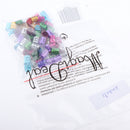100pcs Pro Hair Cuffs Aluminum Dreadlock Beads For DIY Hairstyle Braids Tail