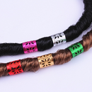 100pcs Pro Hair Cuffs Aluminum Dreadlock Beads For DIY Hairstyle Braids Tail