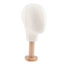 Moveable 21 inch Canvas Mannequin Head Wig Hat Making Display Holder With Stand for Retail Store Displaying