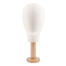 Moveable 21 inch Canvas Mannequin Head Wig Hat Making Display Holder With Stand for Retail Store Displaying