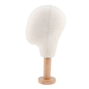 Moveable 21 inch Canvas Mannequin Head Wig Hat Making Display Holder With Stand for Retail Store Displaying