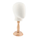 22 inch Canvas Foam Head For Hair Extension Lace Wigs Making and Hats Display Styling Mannequin Manikin Head with Detachable Stand