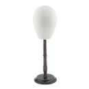 20 inch Canvas Foam Mannequin Head Wig Hat Making Glasses Display Holder With Stand