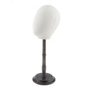 20 inch Canvas Foam Mannequin Head Wig Hat Making Glasses Display Holder With Stand
